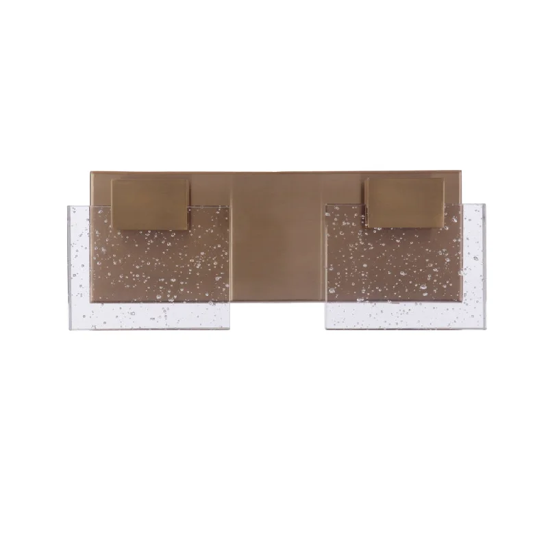 High - Bay LED Industrial Lighting for WarehousesAlamere 2 Light LED Vanity in Satin Brass High - Bay LED Industrial Lighting for WarehousesAlamere 2 Light LED Vanity in Satin Brass