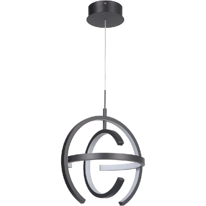 Industrial Exit Sign Lighting for Quick EvacuationDolby 1 Light LED Pendant in Matte Black Industrial Exit Sign Lighting for Quick EvacuationDolby 1 Light LED Pendant in Matte Black