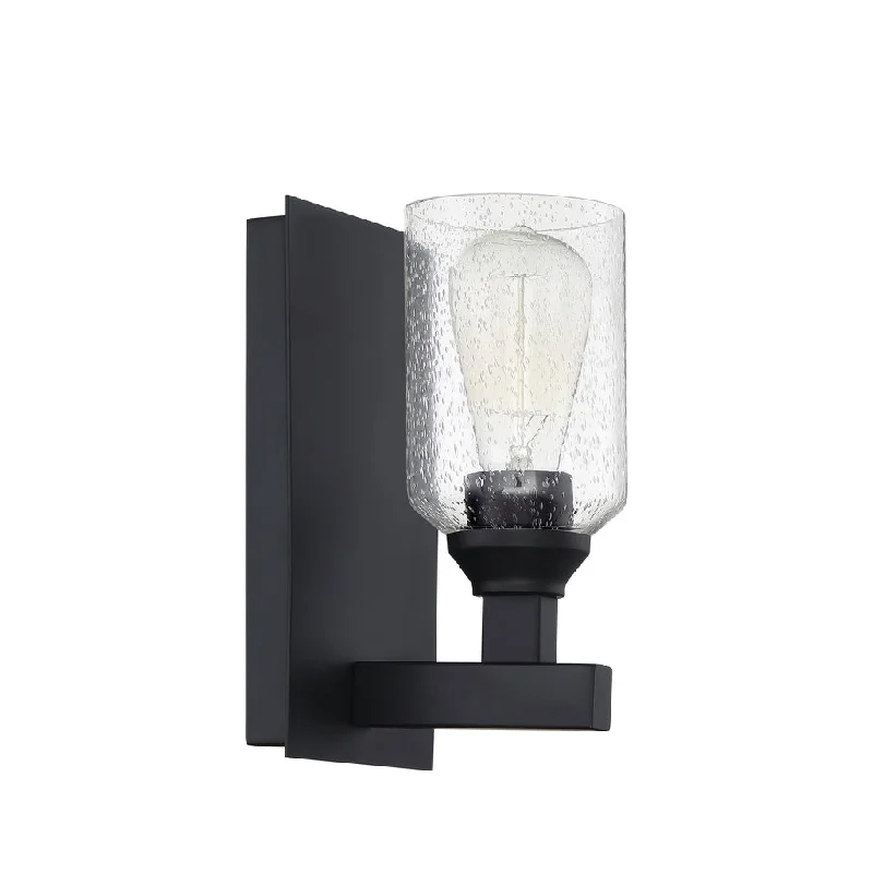 Industrial Emergency Lighting for Safety in FactoriesChicago 1 Light Wall Sconce in Flat Black Industrial Emergency Lighting for Safety in FactoriesChicago 1 Light Wall Sconce in Flat Black