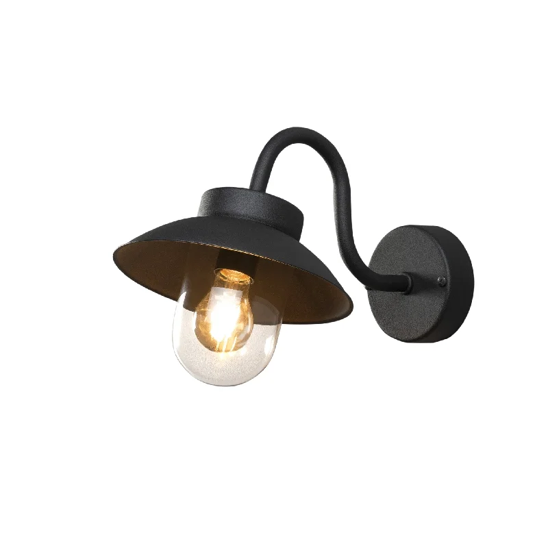 Track lighting with a brushed nickel finishTrack lighting with a brushed nickel finishvictorian style wall lamps with intricate metalwork for traditional entrywaysVega Mini Wall Light Black/White Finish