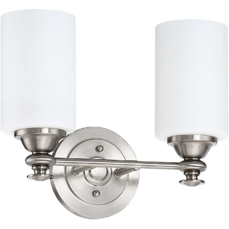 Industrial Lighting for Automotive Manufacturing PlantsDardyn 2 Light Vanity in Brushed Polished Nickel Industrial Lighting for Automotive Manufacturing PlantsDardyn 2 Light Vanity in Brushed Polished Nickel