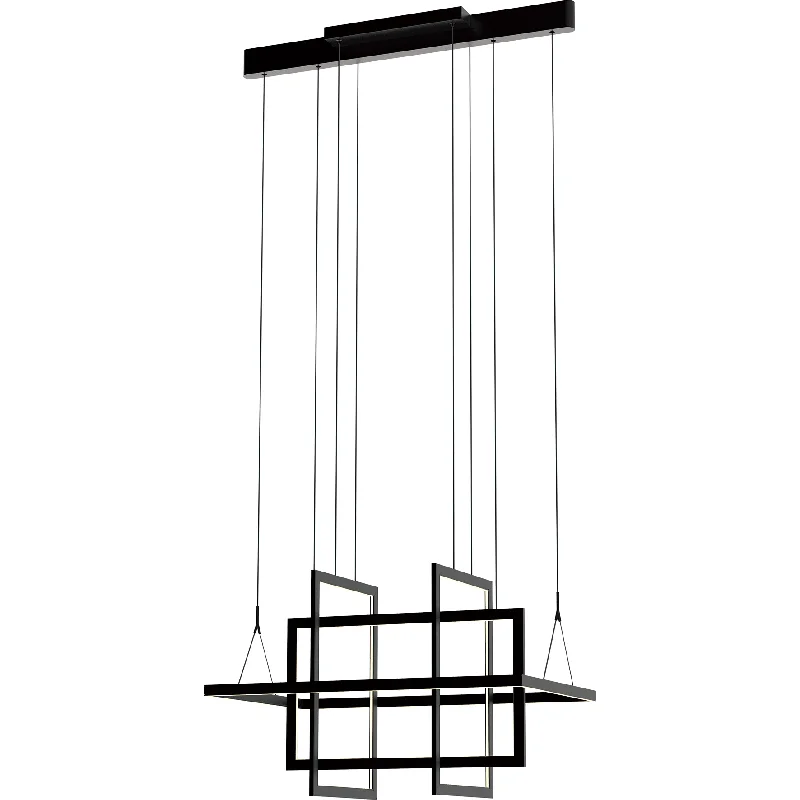 Track lighting with a minimalist track designTrack lighting with frosted glass shadesGeometry Small Linear Suspension