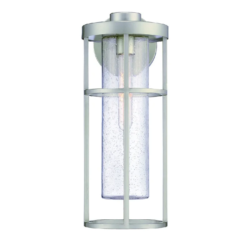 Industrial Lighting for Printing Press FacilitiesEncompass 1 Light Medium Outdoor Wall Lantern in Satin Aluminum Industrial Lighting for Printing Press FacilitiesEncompass 1 Light Medium Outdoor Wall Lantern in Satin Aluminum