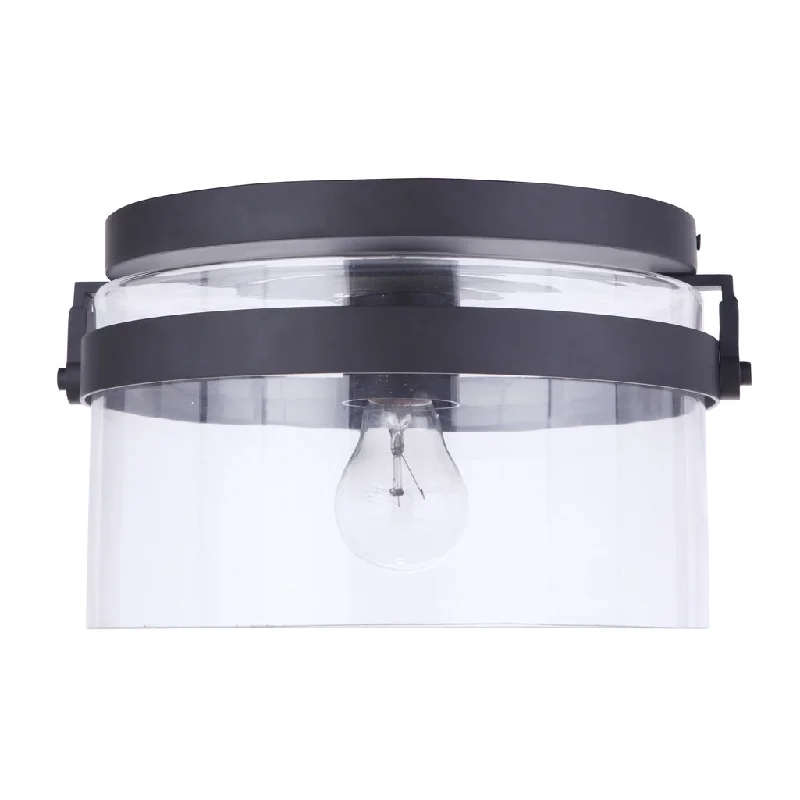 Industrial Lighting for Furniture FactoriesFranklin 1 Light Outdoor Flush Mount in Midnight Industrial Lighting for Furniture FactoriesFranklin 1 Light Outdoor Flush Mount in Midnight