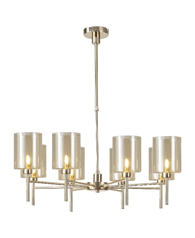 French Gold/Cognac Cylinder Shade