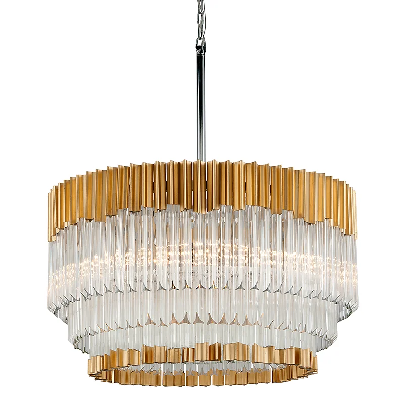 Track lighting for accentuating artworksTrack lighting with a brushed nickel finishCharisma Chandelier