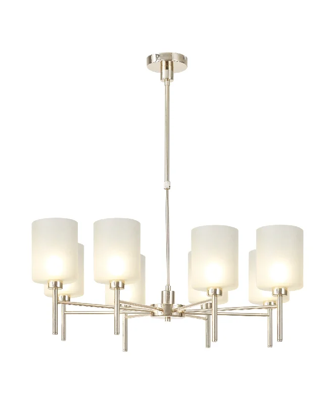 French Gold/Frosted Cylinder Shade