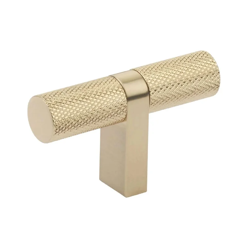 Industrial - style track lighting for loftsLow - voltage track lighting for safetyEmtek Select Bar Cabinet TKnob Knurled Bar
