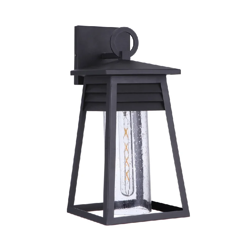 Industrial Lighting for Food Processing FactoriesBecca 1 Light Medium Outdoor Wall Lantern in Textured Black Industrial Lighting for Food Processing FactoriesBecca 1 Light Medium Outdoor Wall Lantern in Textured Black