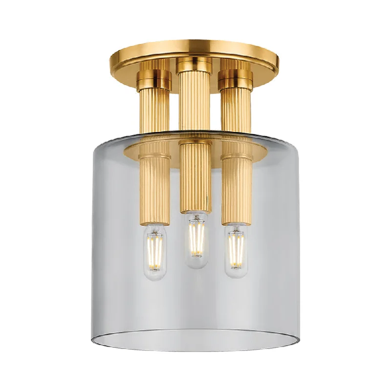White track lighting for a clean lookTrack lighting for updating office lobbiesCrystler Semi-Flush Mount Ceiling Light