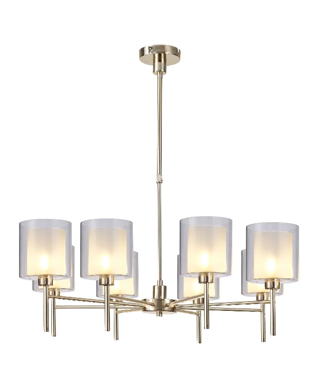 French Gold/Frosted/Clear Inner Shade