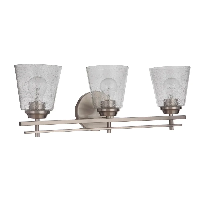 Industrial Lighting for Food Processing FactoriesDrake 3 Light Vanity in Brushed Polished Nickel Industrial Lighting for Food Processing FactoriesDrake 3 Light Vanity in Brushed Polished Nickel