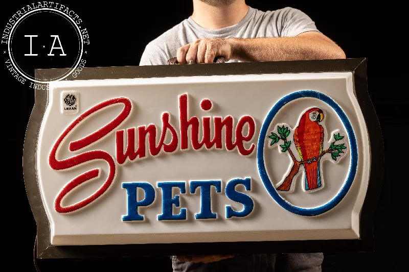 Industrial Exit Sign Lighting for Quick EvacuationVintage Double-Sided GE Lexan Lighted Sign Salesman Sample Industrial Exit Sign Lighting for Quick EvacuationVintage Double-Sided GE Lexan Lighted Sign Salesman Sample