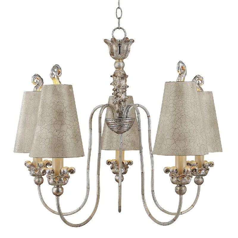 Track lighting for museums and galleriesTrack lighting for high - ceiling spacesRemi 5Lt Multi-Arm Pendants - Silver & Gold
