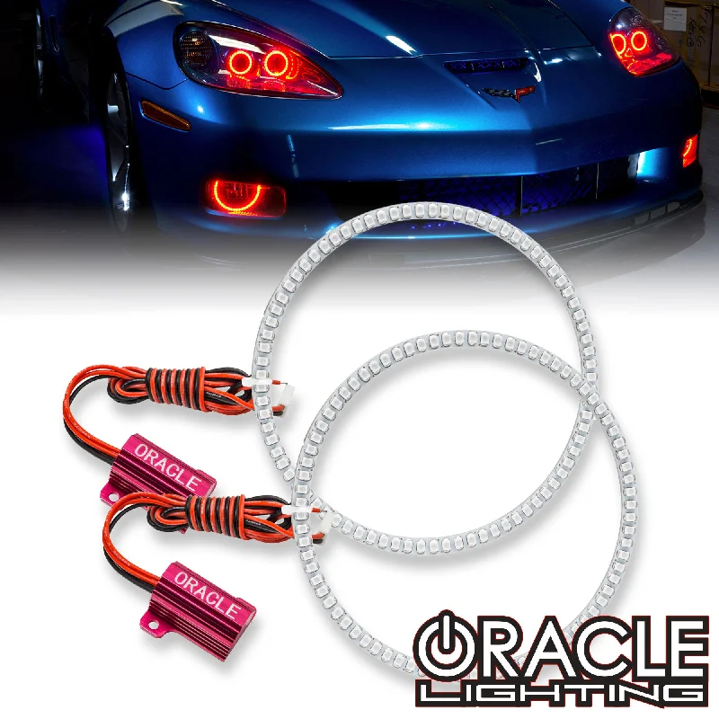 Wireless track lighting for easy installationWireless track lighting for easy installationORACLE Lighting 2005-2013 Chevrolet Corvette C6 LED Fog Light Halo Kit