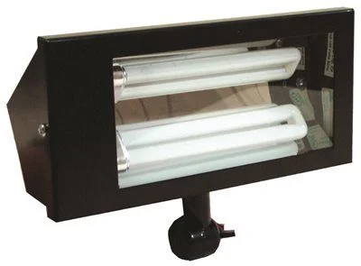 Outdoor - rated track lighting for patiosTrack lighting with colored glass accentsFloodlight With Metal Housing