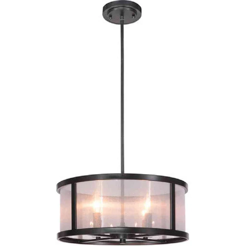 Industrial Lighting for Furniture FactoriesDanbury 4 Light Pendant in Matte Black