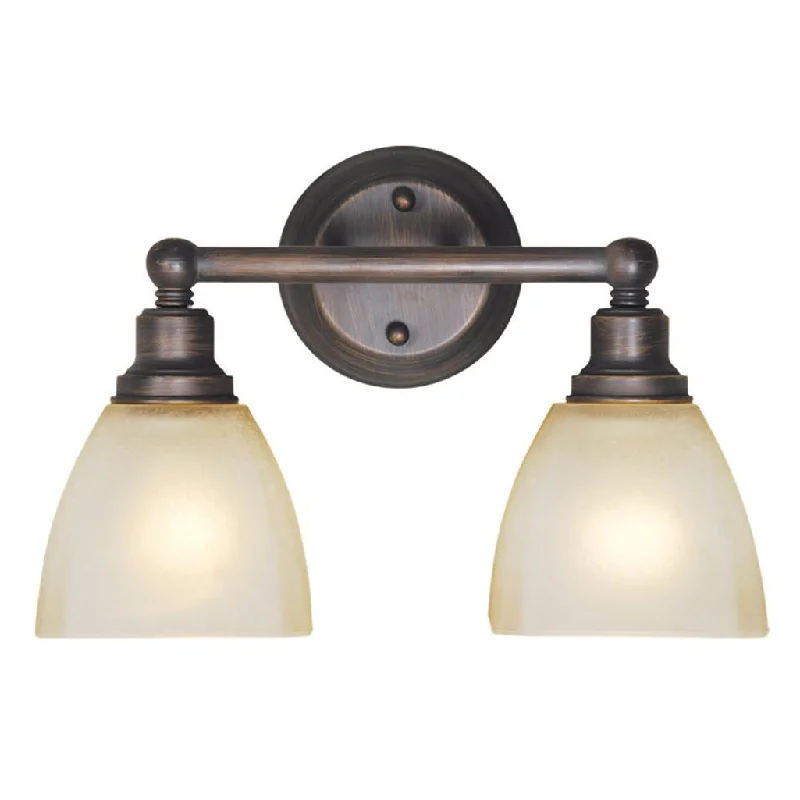 Industrial Lighting with High CRI (Color Rendering Index) for True Color PerceptionBradley 2 Light Vanity in Bronze Industrial Lighting with High CRI (Color Rendering Index) for True Color PerceptionBradley 2 Light Vanity in Bronze