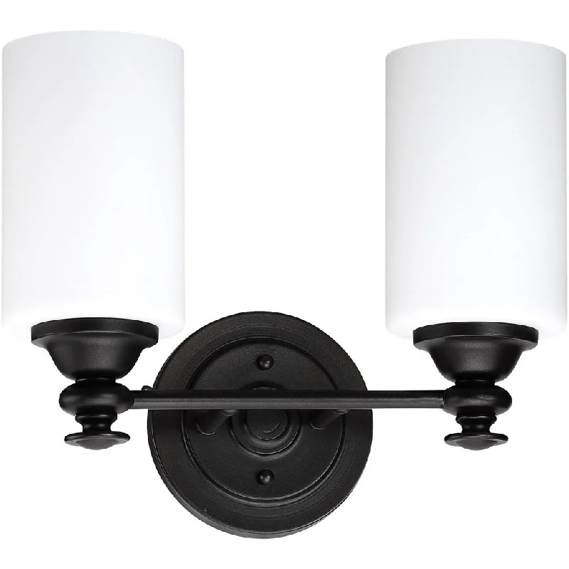 Industrial Lighting with High CRI (Color Rendering Index) for True Color PerceptionDardyn 2 Light Vanity in Espresso Industrial Lighting with High CRI (Color Rendering Index) for True Color PerceptionDardyn 2 Light Vanity in Espresso