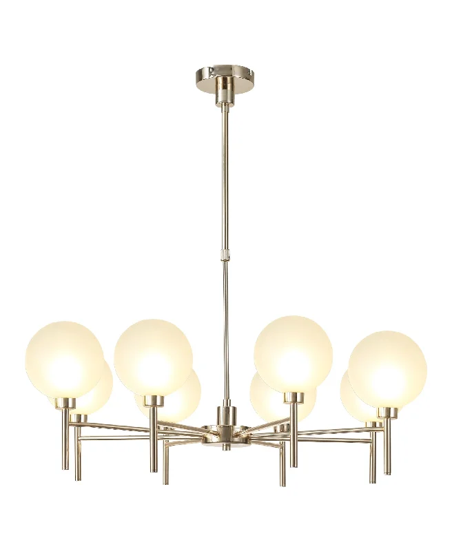 French Gold/Frosted Sphere Shade