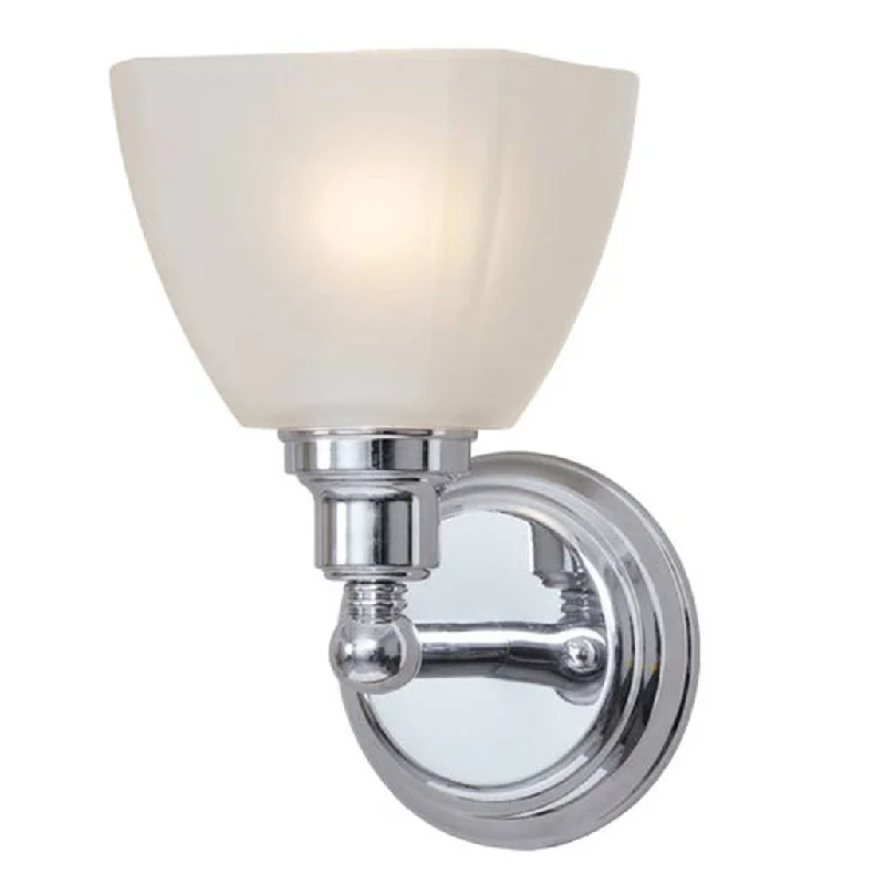 Industrial Pendant Lighting for Machine ShopsBradley 1 Light Wall Sconce in Chrome