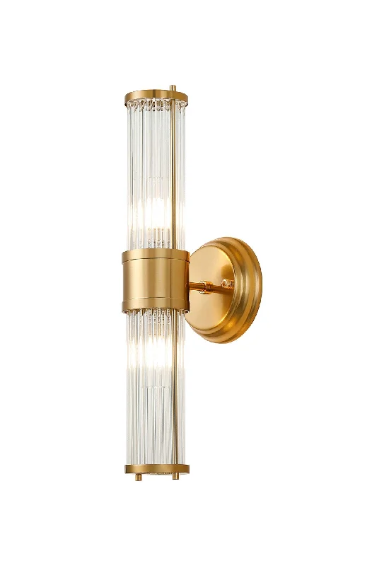Gold/Clear Glass Rods