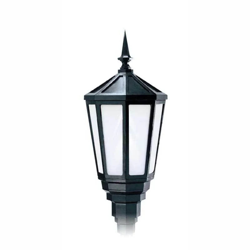 White track lighting for a clean lookTrack lighting with multiple heads for flexibilityHadco Urban New London LED post top large (VX8911) Post Light