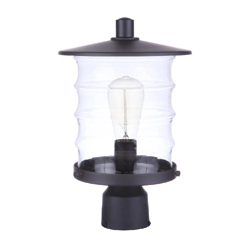 Industrial Lighting for Chemical PlantsCanon 1 Light Outdoor Post Mount in Midnight Industrial Lighting for Chemical PlantsCanon 1 Light Outdoor Post Mount in Midnight