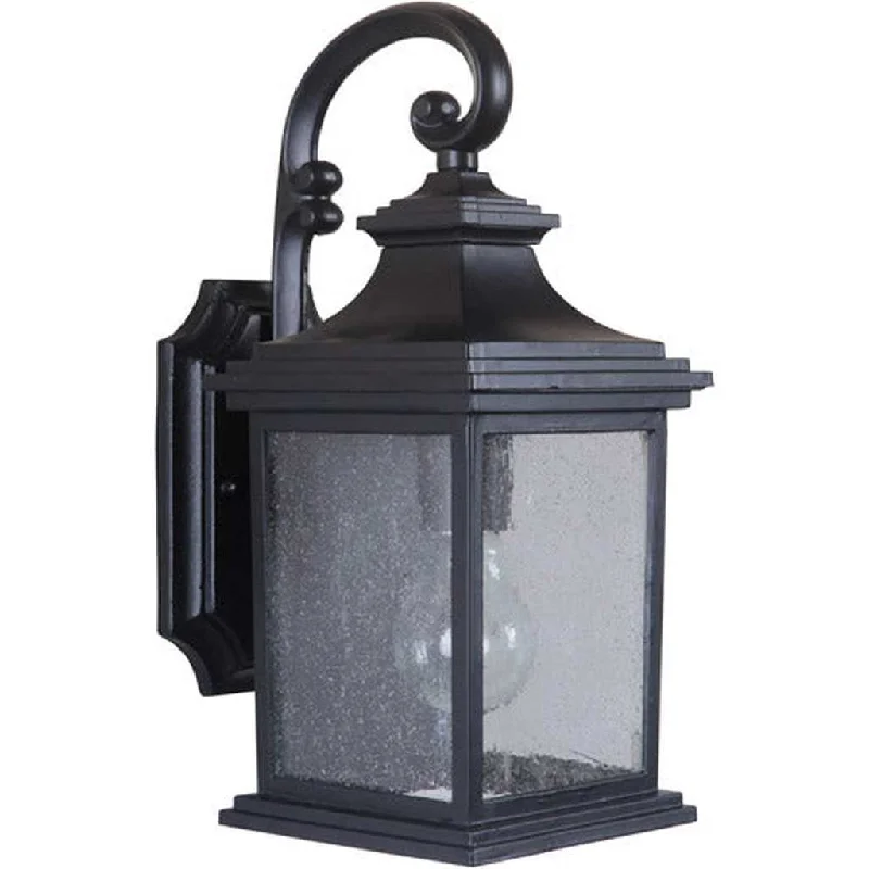 Industrial Task Lighting for Precision WorkstationsGentry 1 Light Small Outdoor Wall Lantern in Midnight Industrial Task Lighting for Precision WorkstationsGentry 1 Light Small Outdoor Wall Lantern in Midnight