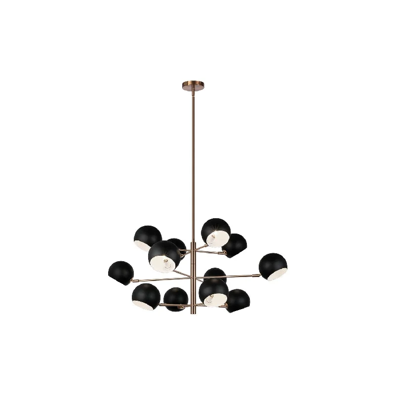 Industrial Exit Sign Lighting for Quick EvacuationOrb 12 Light Chandelier