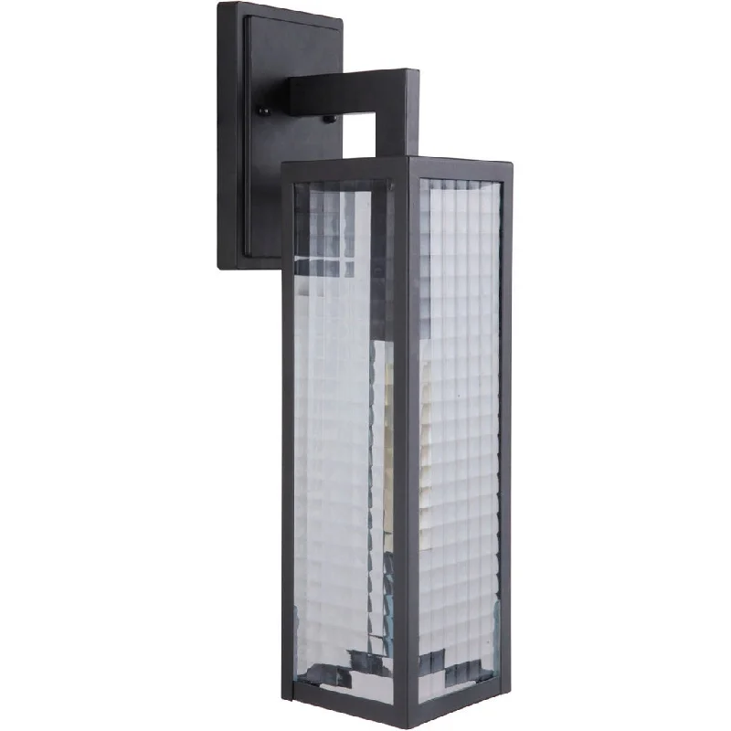 Industrial Wall - Mounted Lighting for Workshop WallsDeka 1 Light Large Outdoor Wall Lantern in Midnight Industrial Wall - Mounted Lighting for Workshop WallsDeka 1 Light Large Outdoor Wall Lantern in Midnight