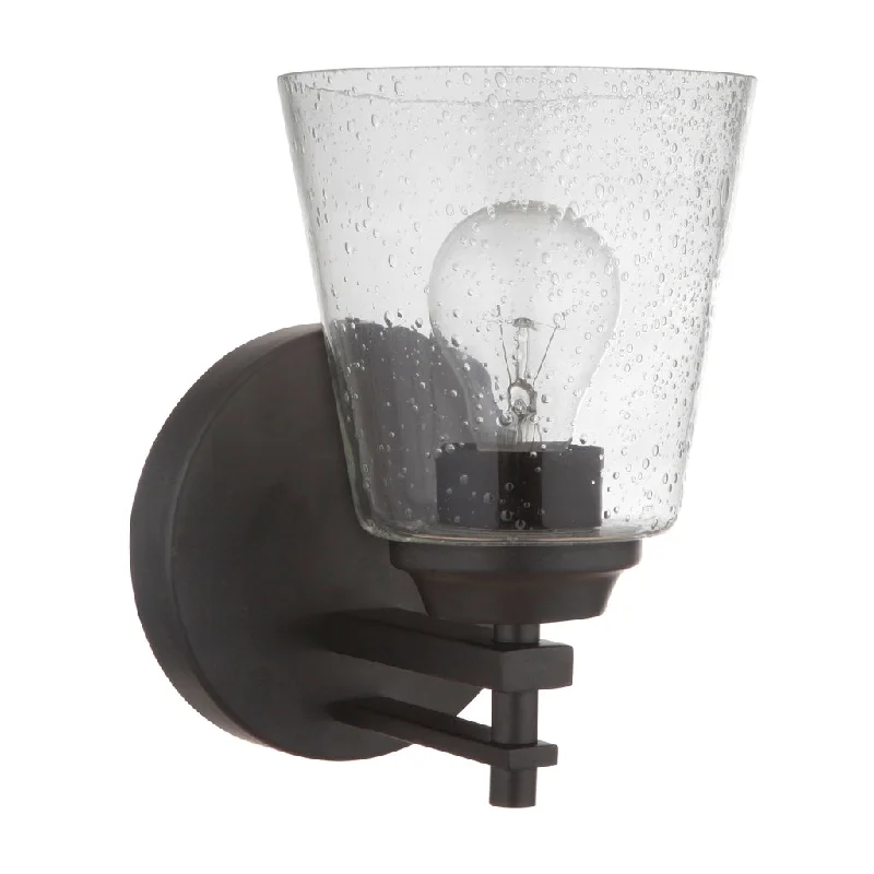 Industrial Lighting for Printing Press FacilitiesDrake 1 Light Wall Sconce in Flat Black Industrial Lighting for Printing Press FacilitiesDrake 1 Light Wall Sconce in Flat Black