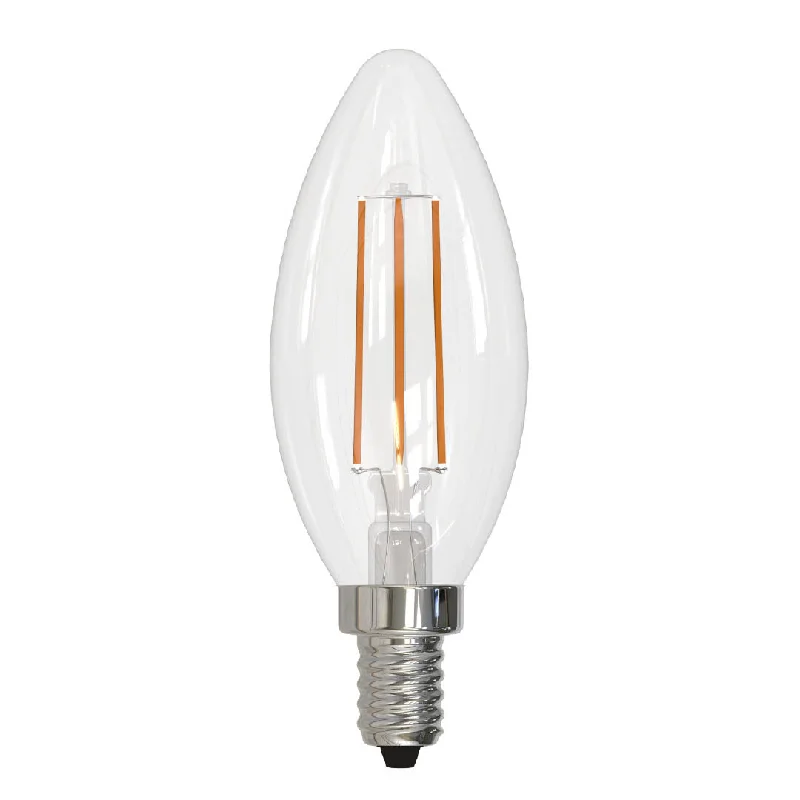 Track lighting for modernizing traditional interiorsWhite track lighting for a clean lookBulbrite 5W LED B11 2700K FILAMENT E12 Clear ( 4-PACK)