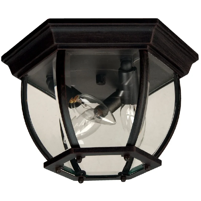 Industrial Flood Lighting for Outdoor Loading DocksBent Glass 3 Light Outdoor Flushmount in Textured Black Industrial Flood Lighting for Outdoor Loading DocksBent Glass 3 Light Outdoor Flushmount in Textured Black
