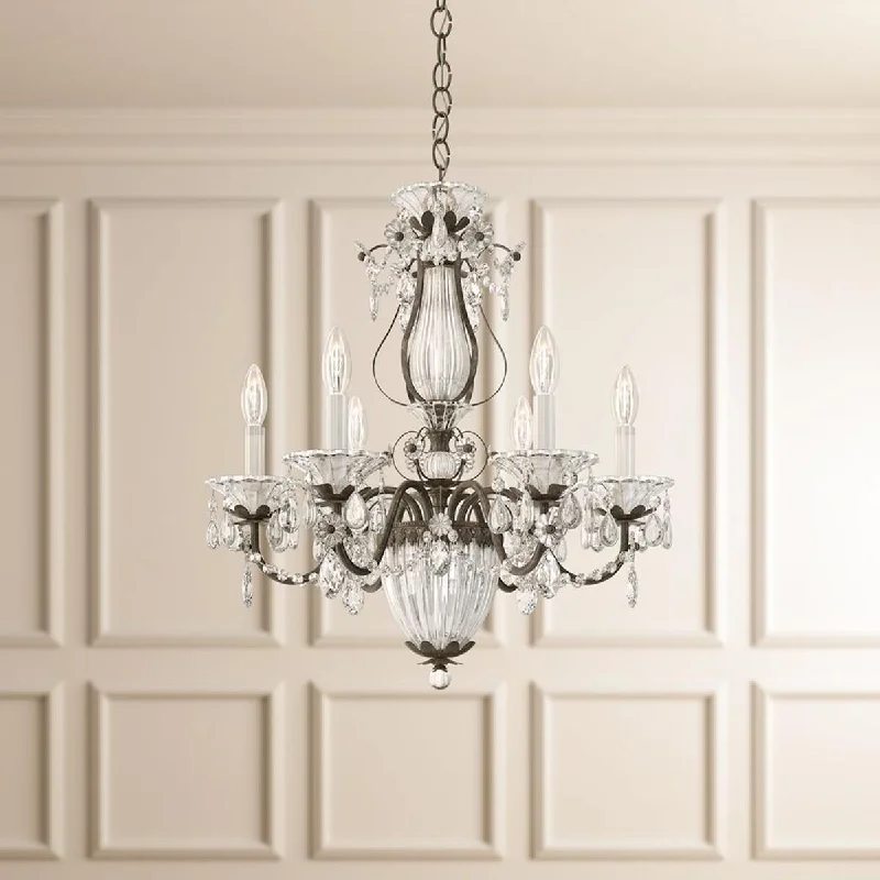 Shock - Resistant Industrial Lighting for Vibrating Machinery AreasBagatelle 7 Lights Aurelia Chandelier with Clear Swarovski Crystals