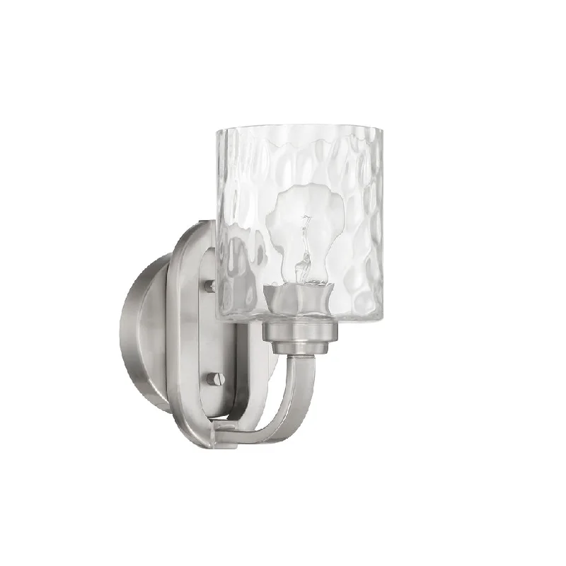 Industrial Lighting for Pharmaceutical ManufacturingCollins 1 Light Wall Sconce in Brushed Polished Nickel
