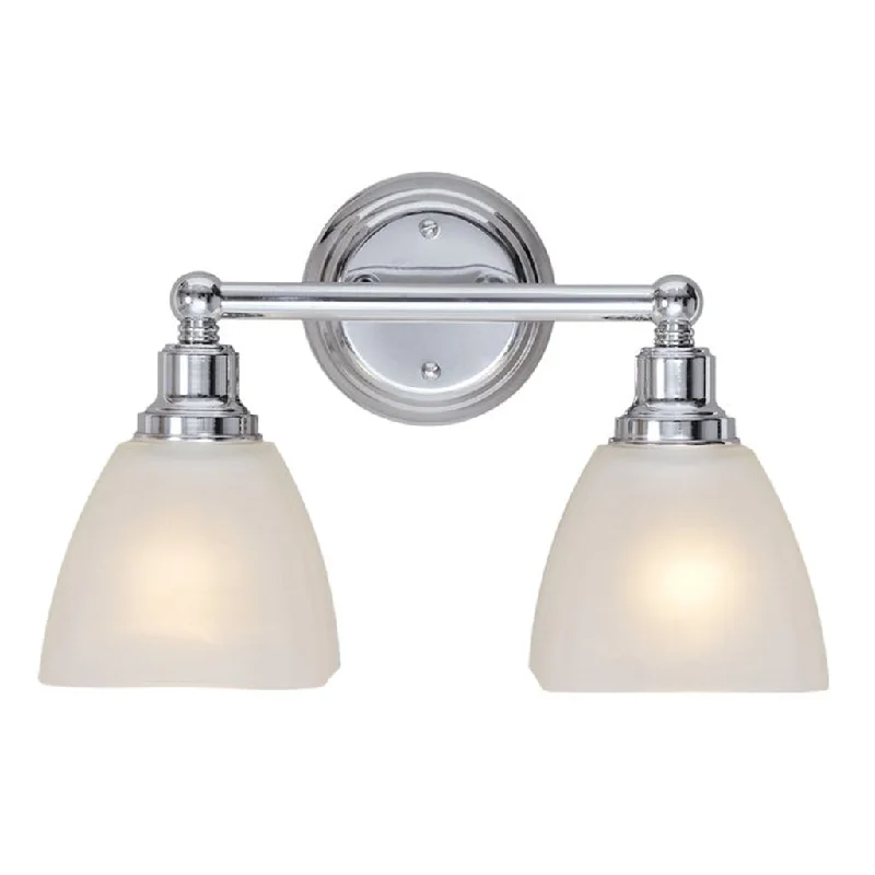 Corrosion - Resistant Industrial Lighting for Coastal FactoriesBradley 2 Light Vanity in Chrome Corrosion - Resistant Industrial Lighting for Coastal FactoriesBradley 2 Light Vanity in Chrome