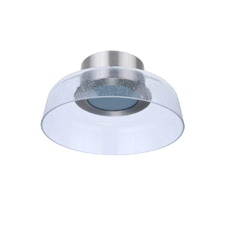 Industrial Emergency Lighting for Safety in FactoriesCentric 12.5" LED Flushmount in Brushed Polished Nickel Industrial Emergency Lighting for Safety in FactoriesCentric 12.5" LED Flushmount in Brushed Polished Nickel