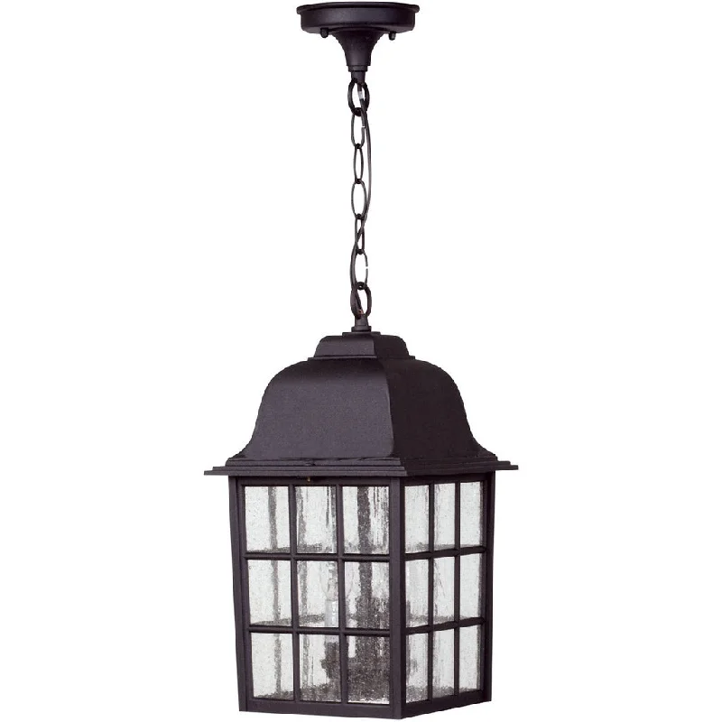 Durable Industrial Lighting for Harsh EnvironmentsGrid Cage 3 Light Outdoor Pendant in Textured Black