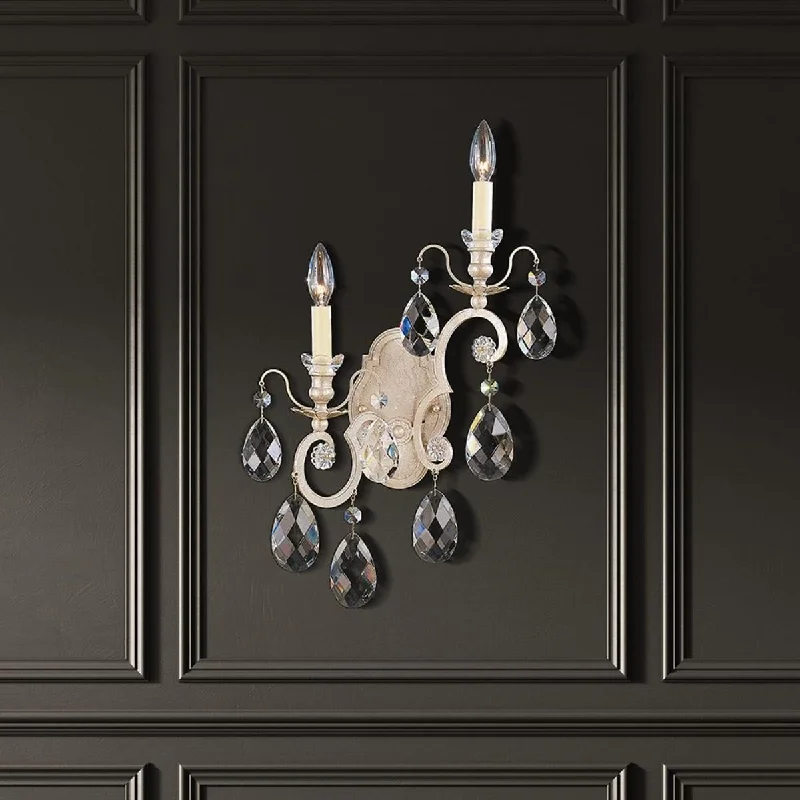 Adjustable Industrial Lighting for Flexible IlluminationRenaissance 23 inch Black Armed Wall Sconce with Heritage Crystal Adjustable Industrial Lighting for Flexible IlluminationRenaissance 23 inch Black Armed Wall Sconce with Heritage Crystal