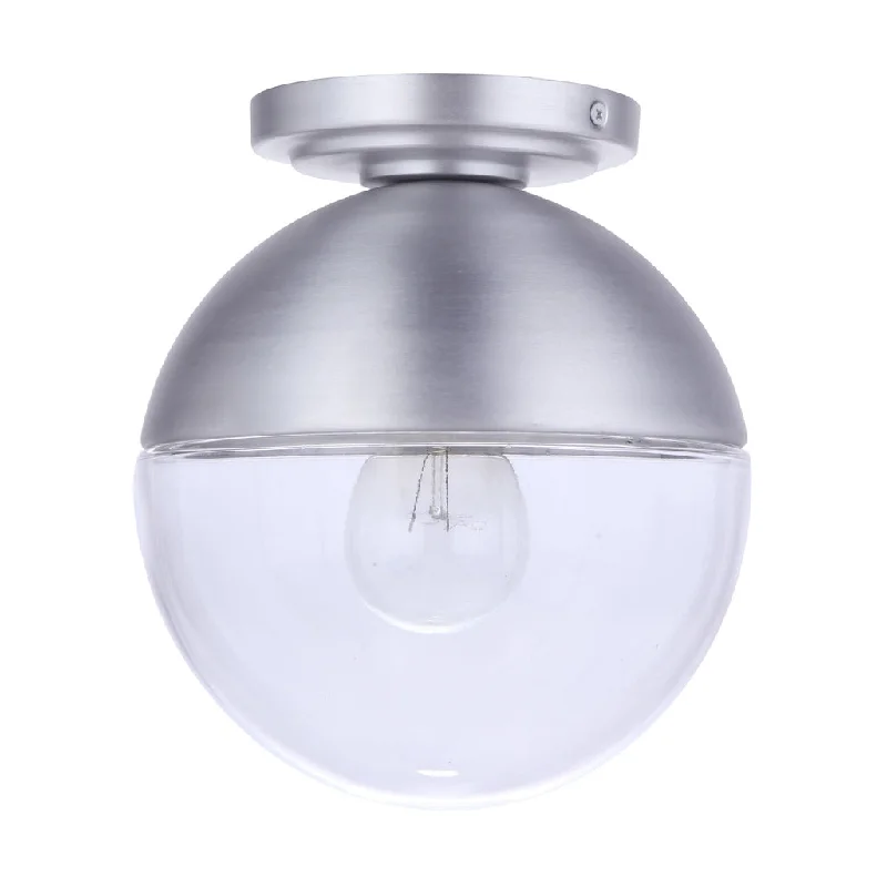 Industrial Flood Lighting for Outdoor Loading DocksEvie 1 Light Outdoor Flush Mount in Satin Aluminum Industrial Flood Lighting for Outdoor Loading DocksEvie 1 Light Outdoor Flush Mount in Satin Aluminum