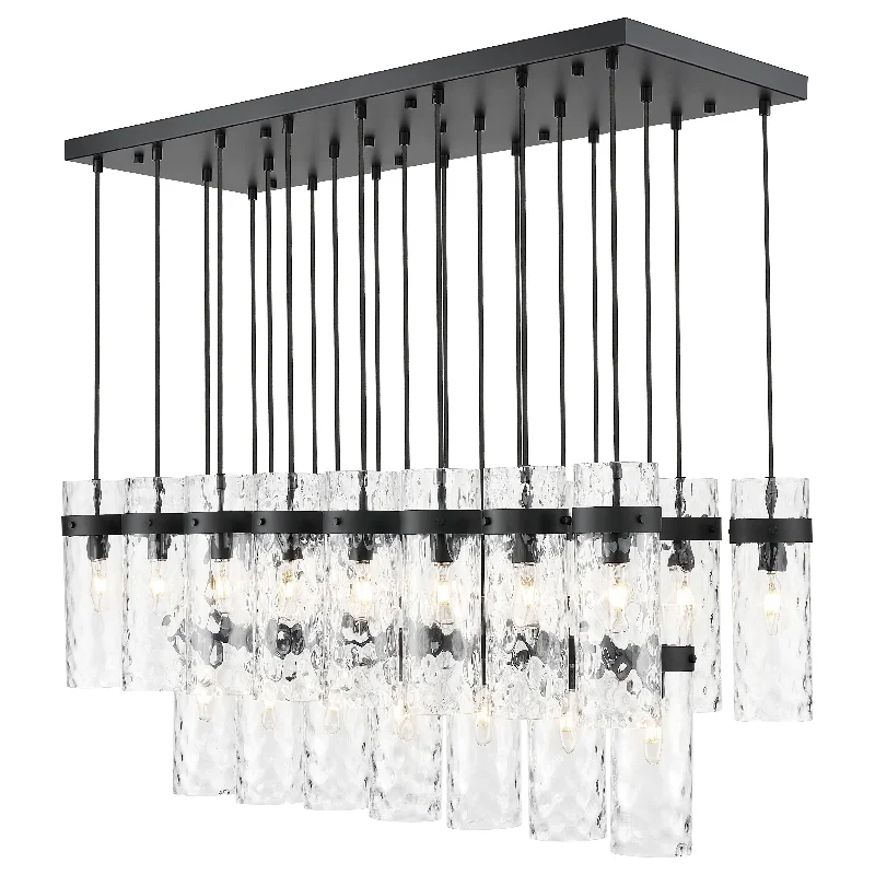 Track lighting for outdoor gardensTrack lighting with a minimalist track designFontaine 23-Light Linear Chandelier Track lighting for outdoor gardensTrack lighting with a minimalist track designFontaine 23-Light Linear Chandelier