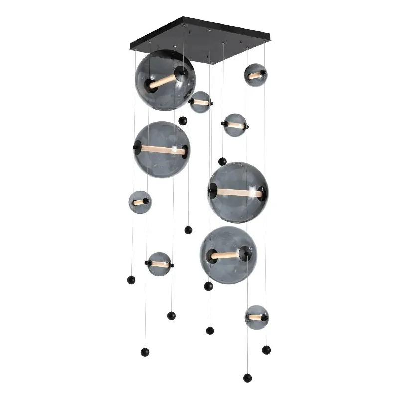 Outdoor - rated track lighting for patiosTrack lighting with adjustable armsAbacus LED Square Multi-Light Pendant