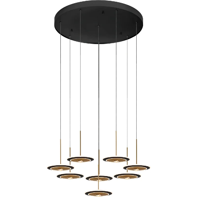 Track lighting with motion - sensor capabilitiesTrack lighting for task lighting in workshopsUranas 8-Light Pendant