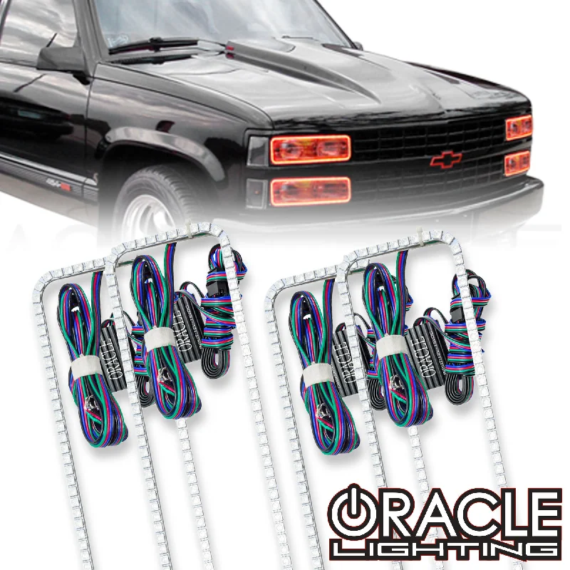 High - lumen track lighting for bright spacesOutdoor - rated track lighting for patiosORACLE Lighting 1992-1999 Chevrolet Suburban LED Dual Headlight Halo Kit High - lumen track lighting for bright spacesOutdoor - rated track lighting for patiosORACLE Lighting 1992-1999 Chevrolet Suburban LED Dual Headlight Halo Kit