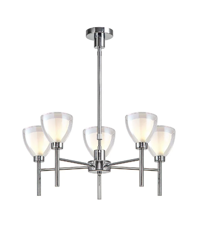 Polished Chrome Cone Glass