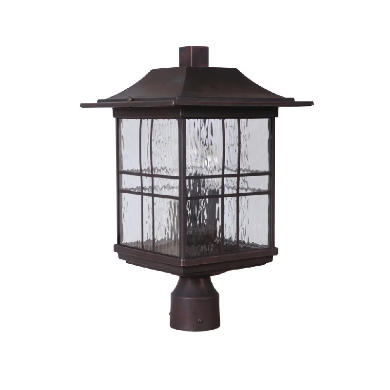 Shock - Resistant Industrial Lighting for Vibrating Machinery AreasDorset 3 Light Outdoor Post Mount in Aged Bronze Brushed Shock - Resistant Industrial Lighting for Vibrating Machinery AreasDorset 3 Light Outdoor Post Mount in Aged Bronze Brushed