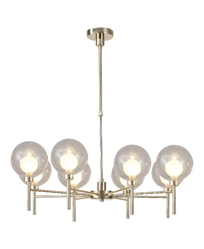 French Gold/Smoked/Frosted Sphere Shade