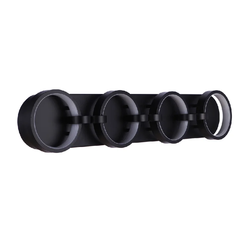Industrial Wall - Mounted Lighting for Workshop WallsContext 4 Light LED Vanity in Flat Black