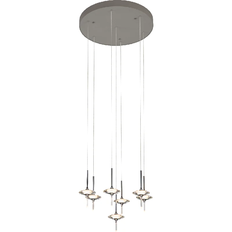 Track lighting for highlighting kitchen cabinetsRustic track lighting for farmhouse decorLight-Year 7-Light Pendant